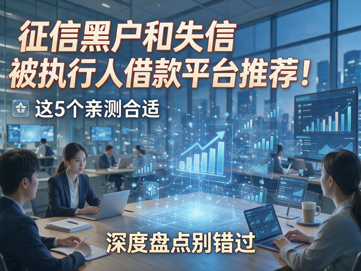 征信黑户和失信被执行人借款平台推荐！这5个亲测合适，深度盘点别错过