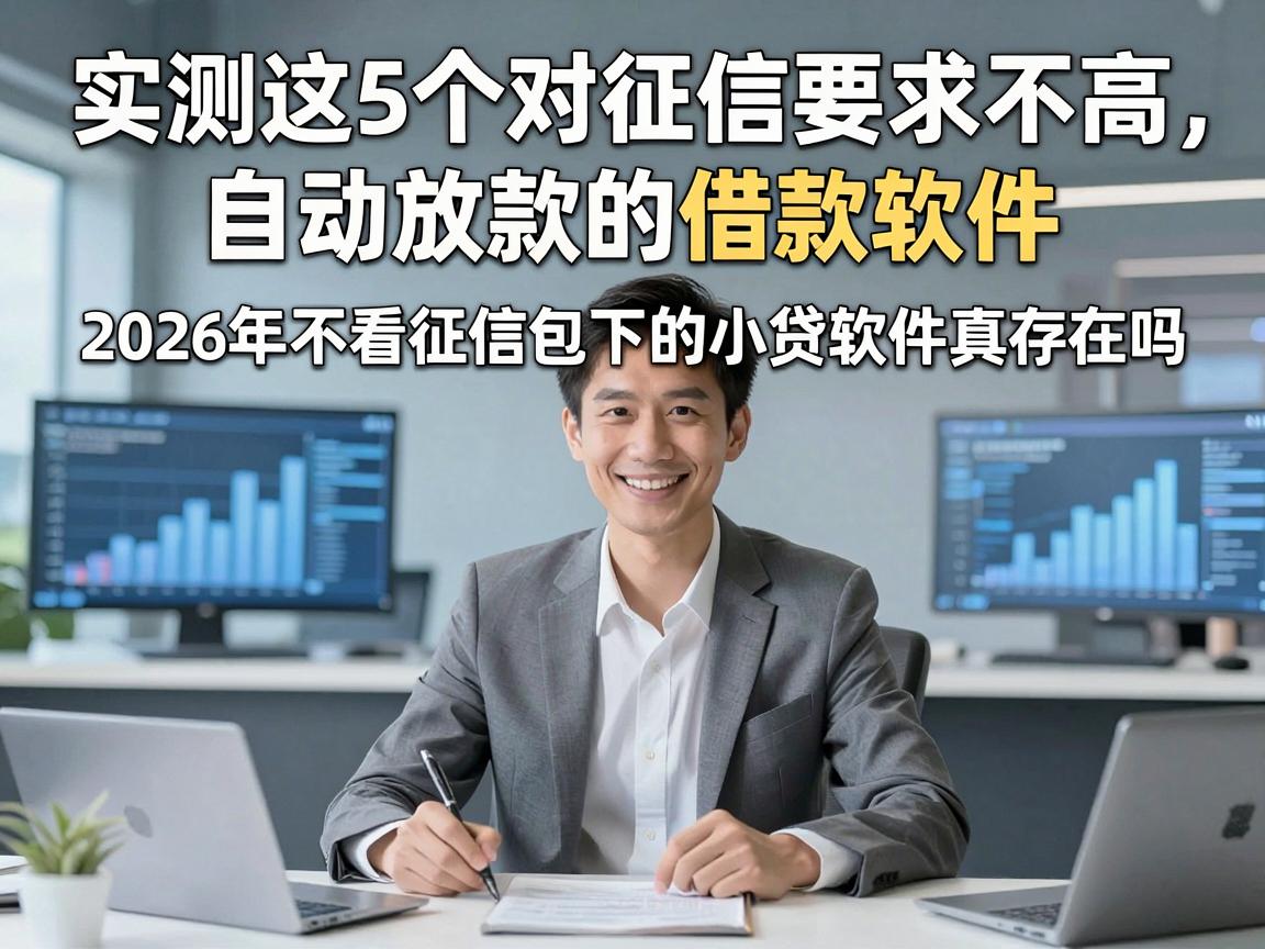 实测这5个对征信要求不高、自动放款的借款软件，2026年不看征信包下的小贷软件真存在吗？