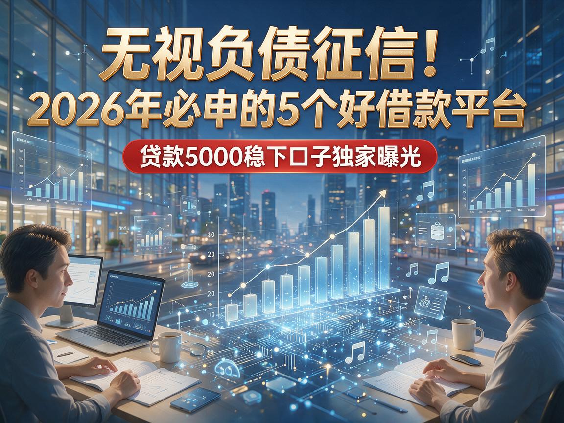 无视负债征信！2026年必申的5个好借款平台，贷款5000稳下口子独家曝光