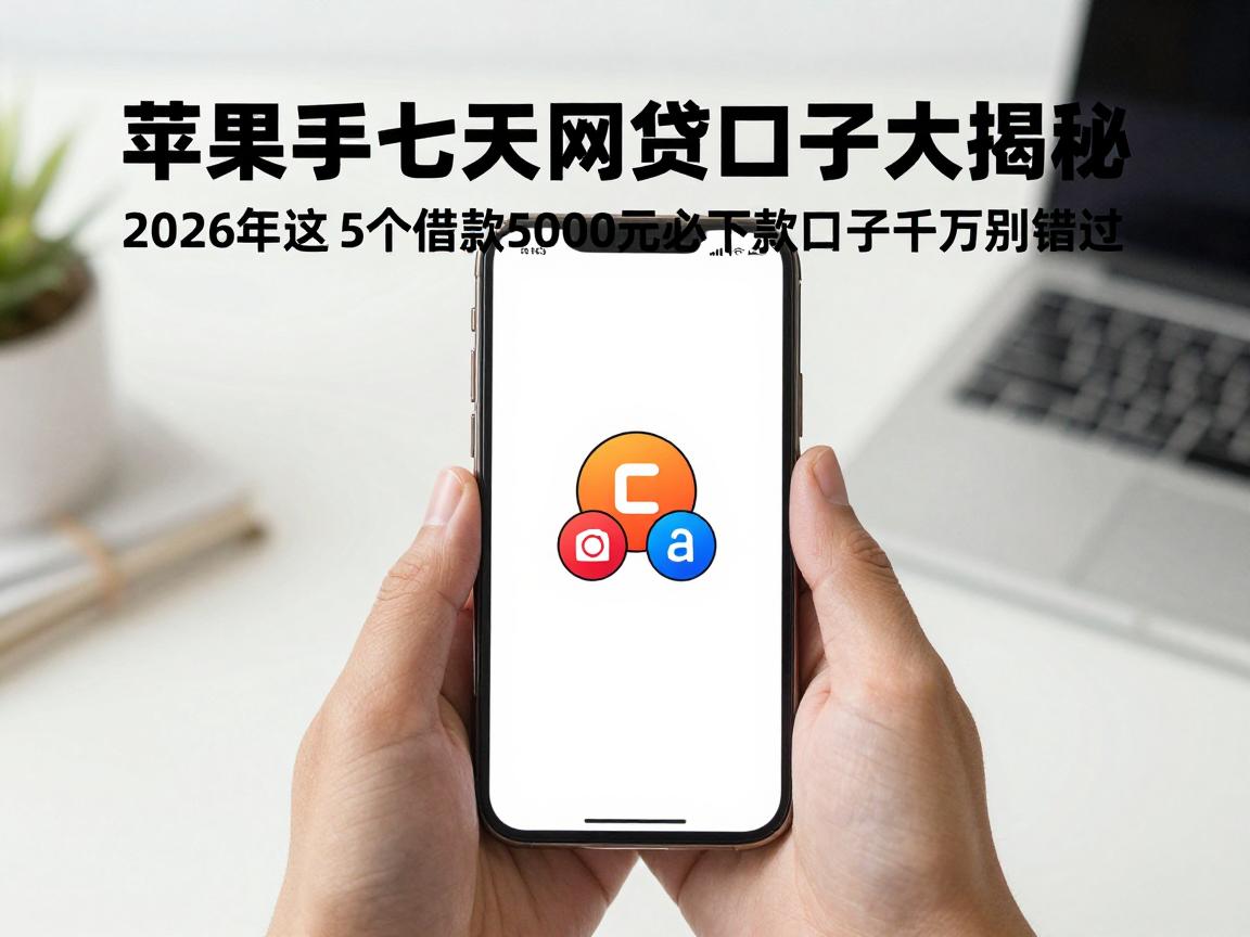 苹果手机七天网贷口子大揭秘：2026年这5个借款5000元必下款的口子千万别错过