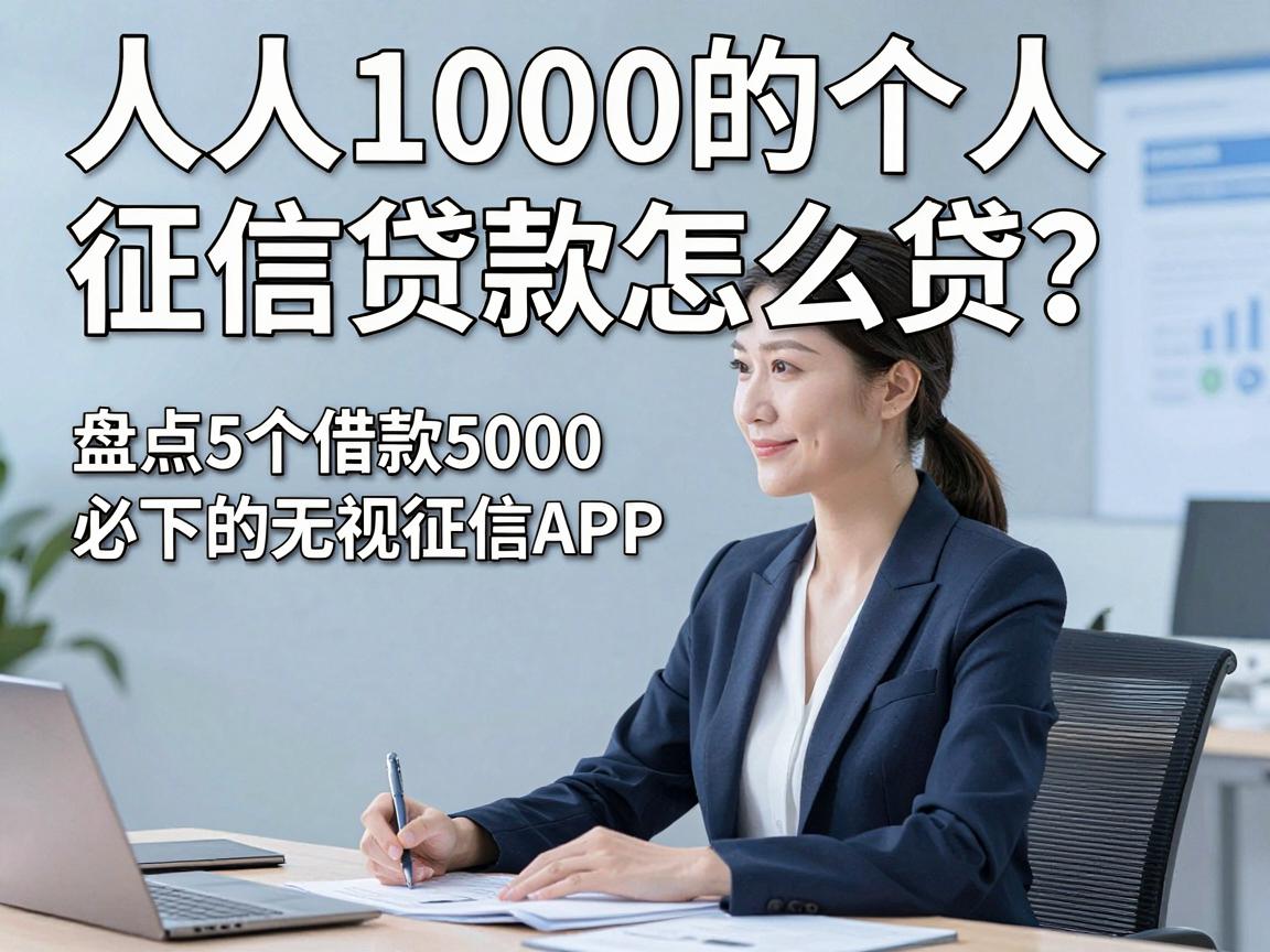 人人1000的个人征信贷款怎么贷？盘点5个借款5000必下的无视征信APP