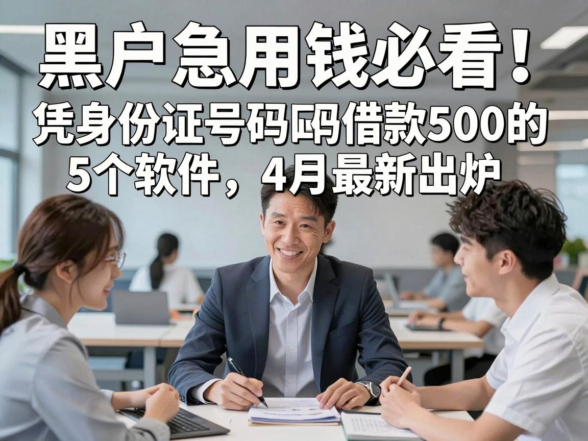 黑户急用钱必看！凭身份证号码借款500的5个软件4月最新出炉
