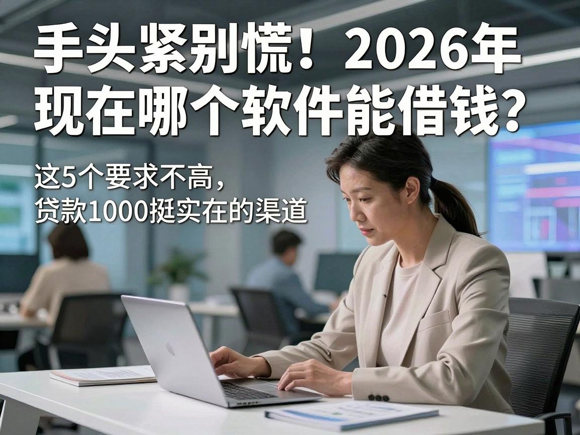 手头紧别慌！2026年现在哪个软件能借钱？这5个要求不高、贷款1000挺实在的渠道立刻学会