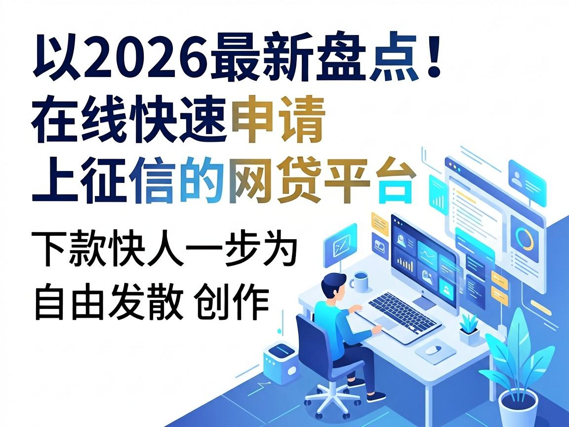 2026最新盘点！5款在线快速申请上征信的网贷平台，下款快人一步