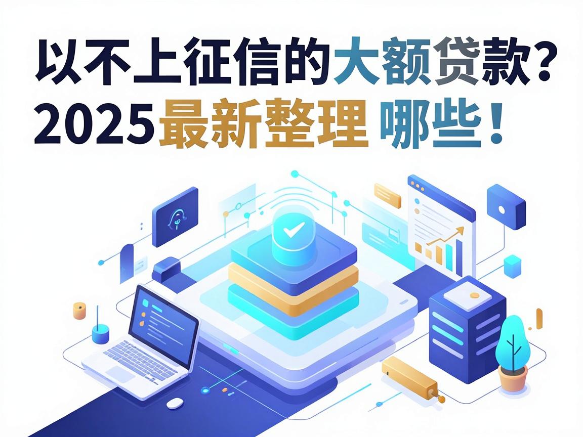 不上征信的大额贷款口子有哪些？2025最新整理，速看！