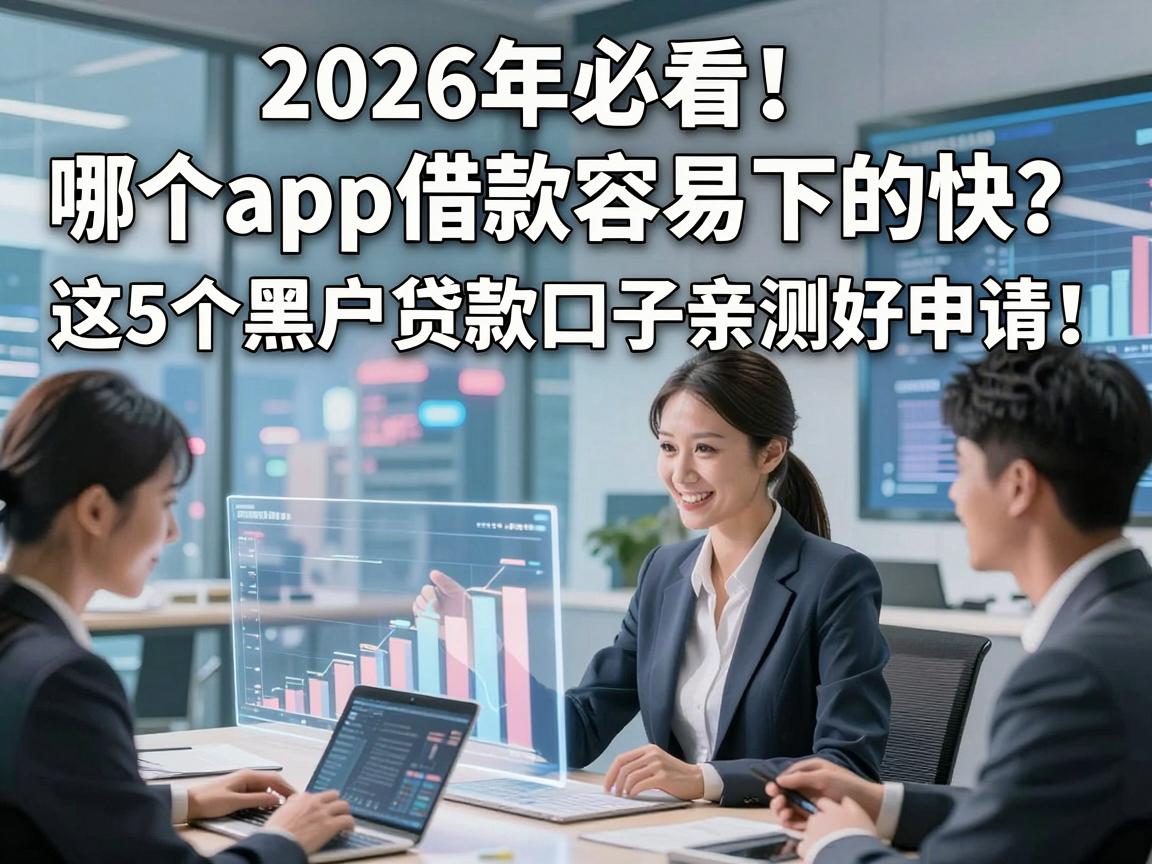 2026年必看！哪个app借款容易下的快？这5个黑户贷款口子亲测好申请！