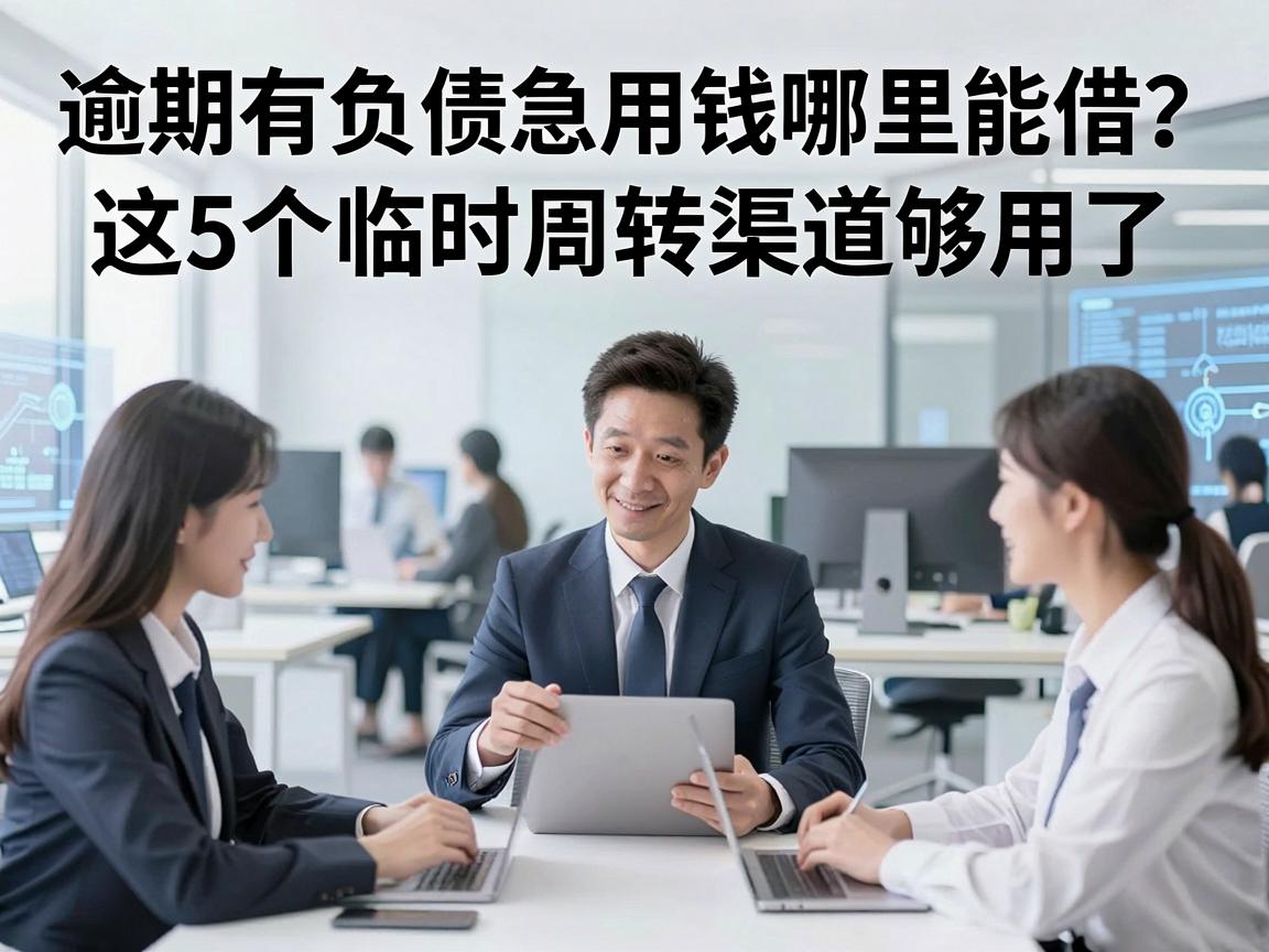 逾期有负债急用钱哪里能借？这5个临时周转渠道够用了！