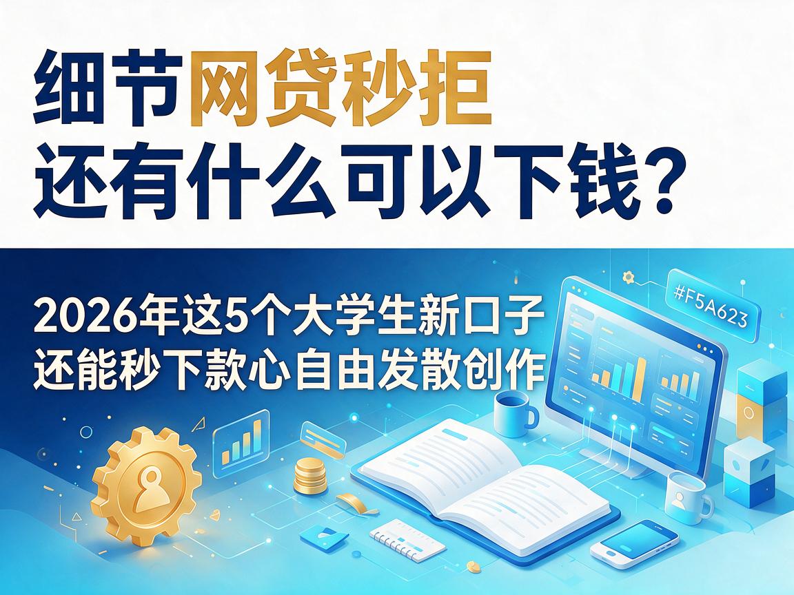 网贷秒拒还有什么可以下钱？2026年这5个大学生新口子还能秒下款