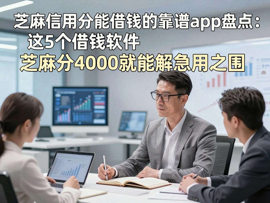 芝麻信用分能借钱的靠谱app盘点：这5个借钱软件芝麻分4000就能解急用之围