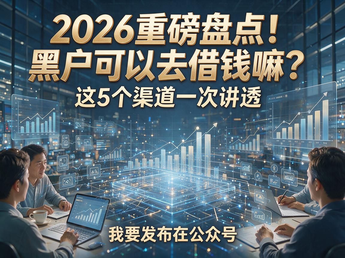 2026重磅盘点！黑户可以去借钱嘛？这5个渠道一次讲透！