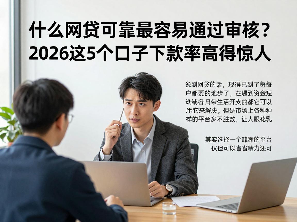 什么网贷可靠最容易通过审核？2026这5个口子下款率高得惊人