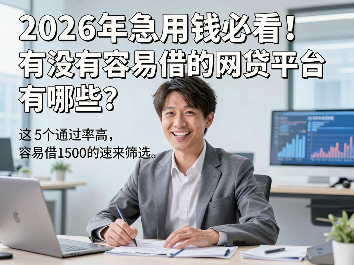 2026年急用钱必看！有没有容易借的网贷平台有哪些？这5个通过率高、容易借1500的速来筛选！