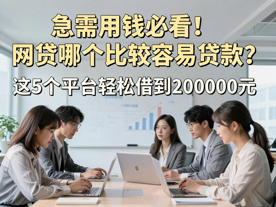 急需用钱必看！网贷哪个比较容易贷款？这5个平台轻松借到20000元