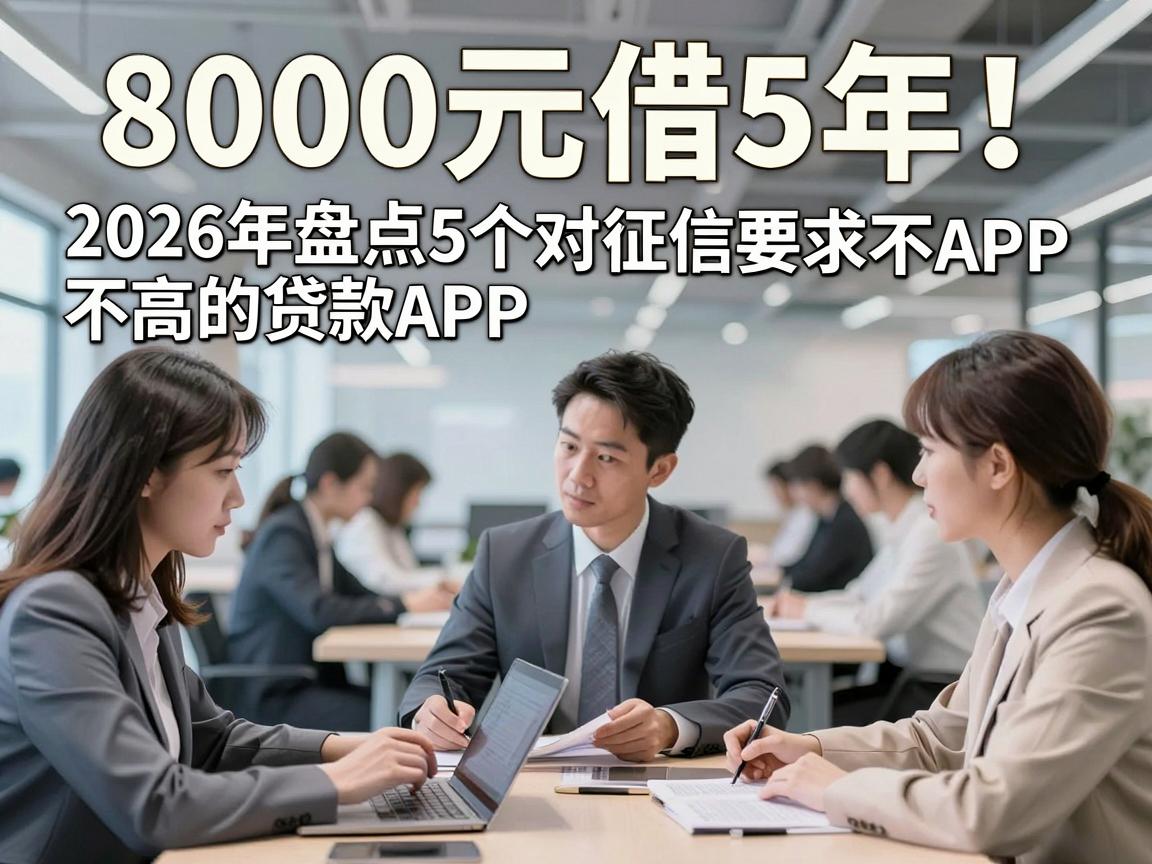 8000元借5年！2026年盘点5个对征信要求不高的贷款APP