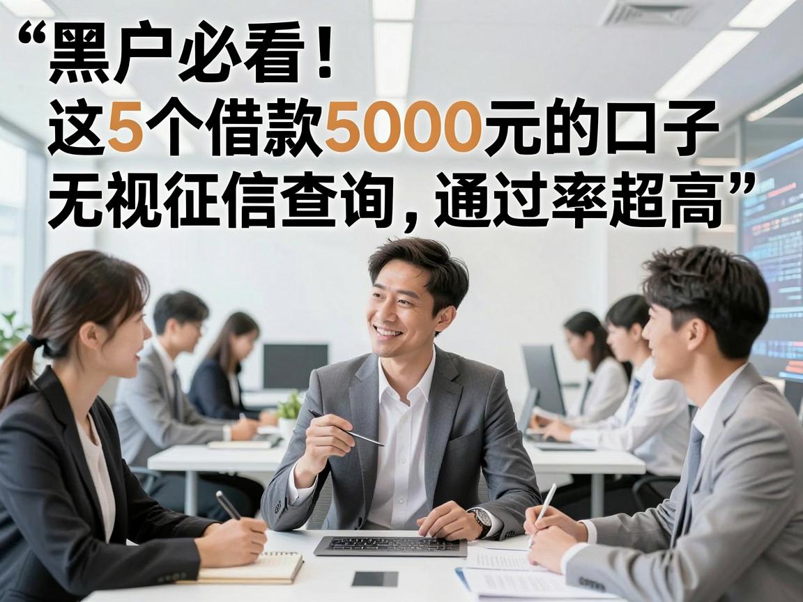 黑户必看！这5个借款5000元的口子无视征信查询，通过率超高