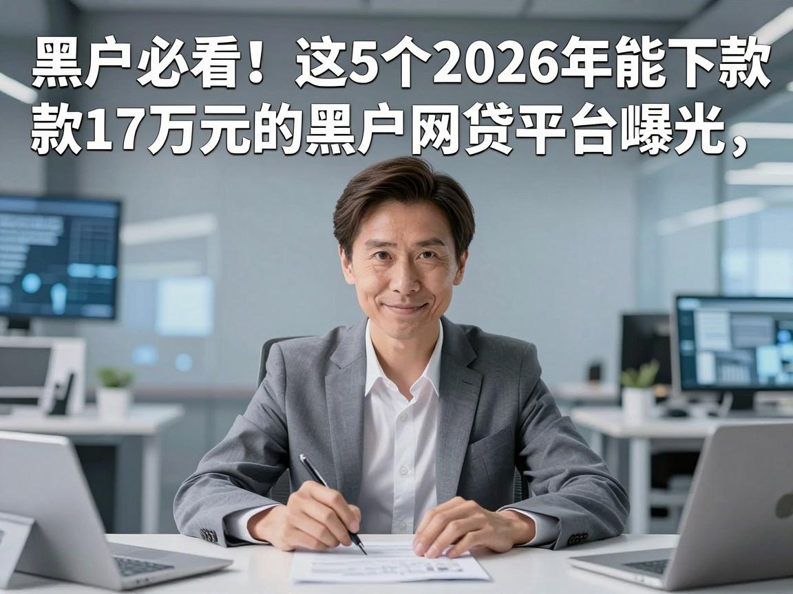 黑户必看！这5个2026年能下款17万元的黑户网贷平台曝光