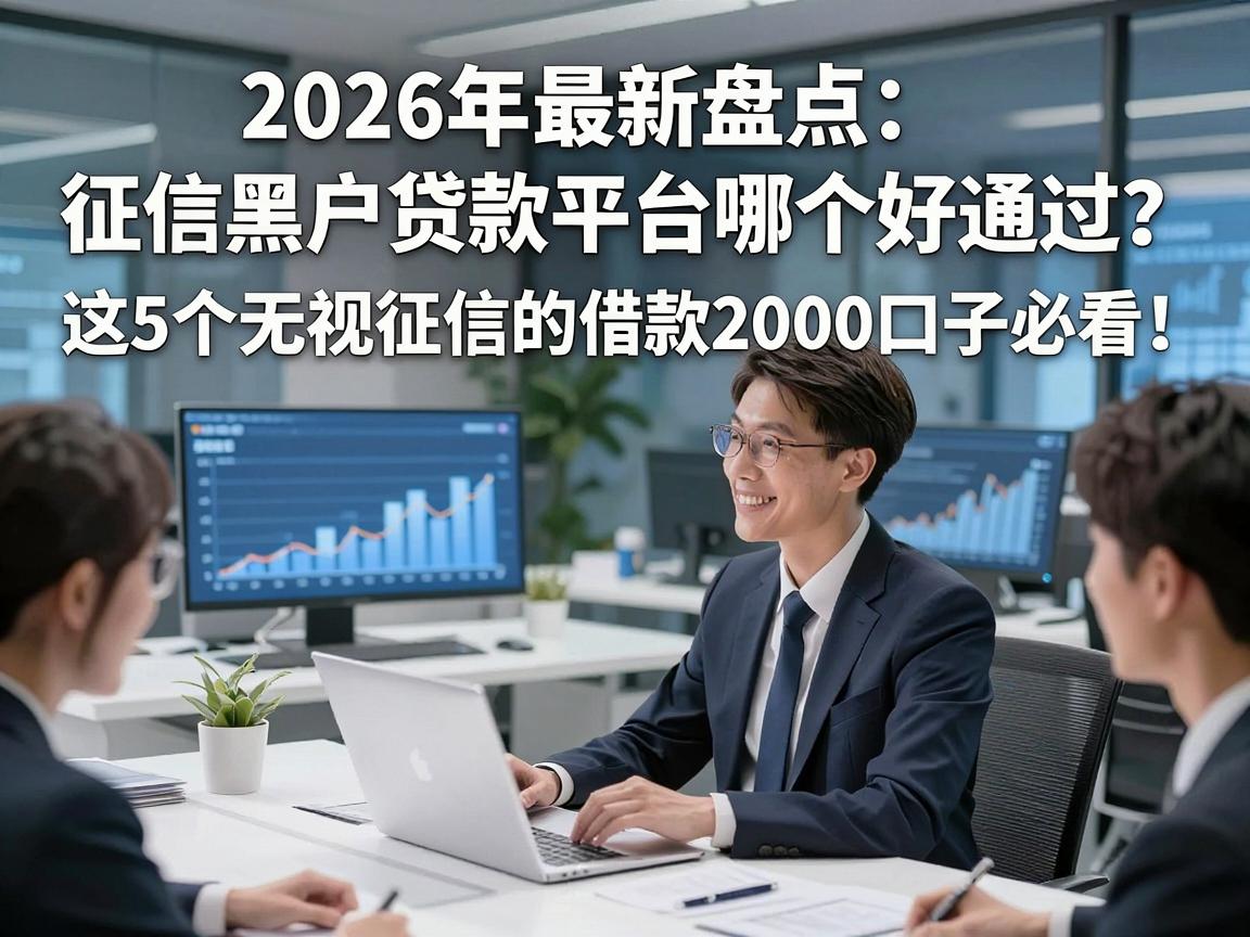 2026年最新盘点：征信黑户贷款平台哪个好通过？这5个无视征信的借款2000口子必看！