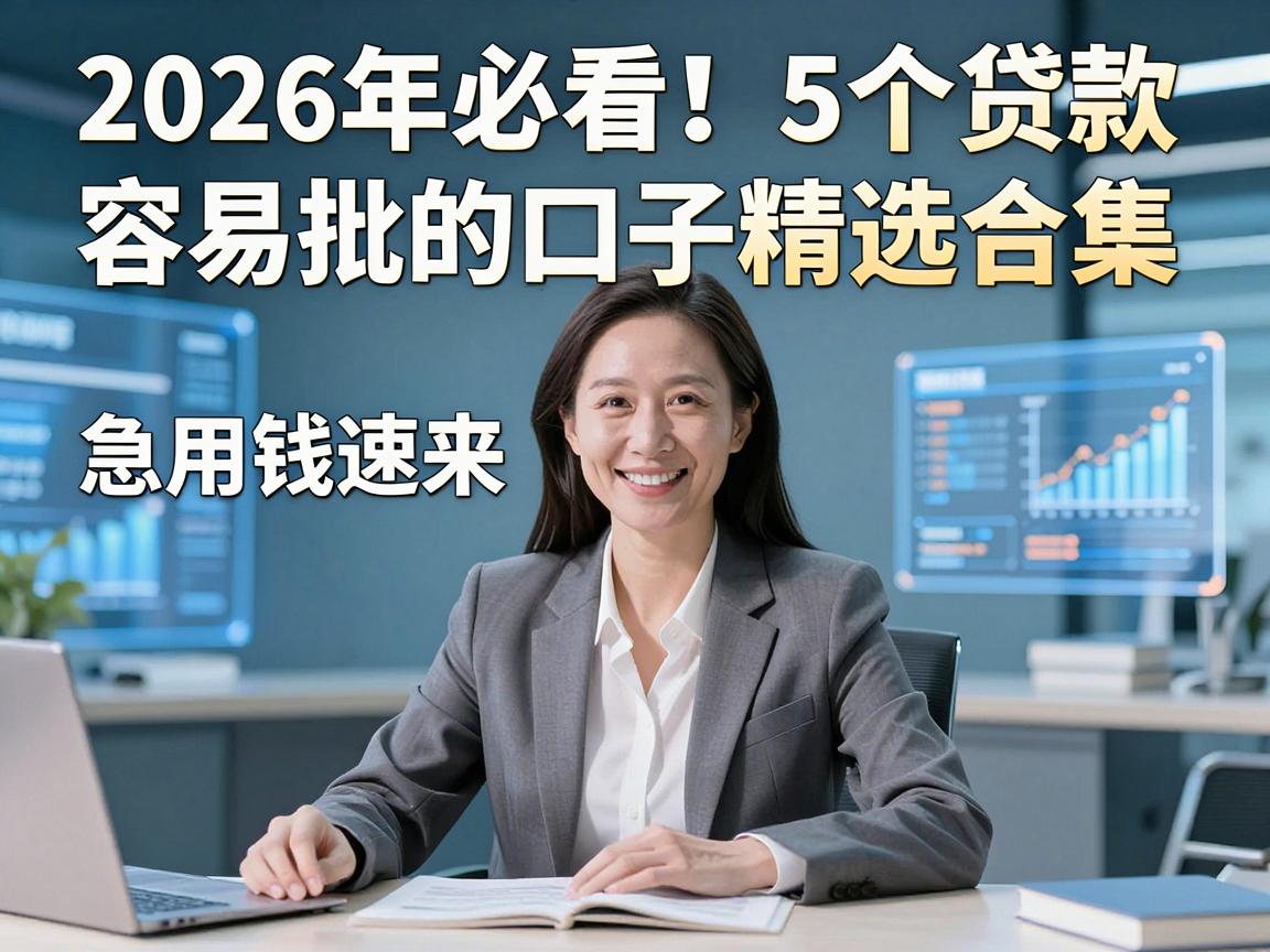 2026年必看！5个贷款容易批的口子精选合集，急用钱速来！