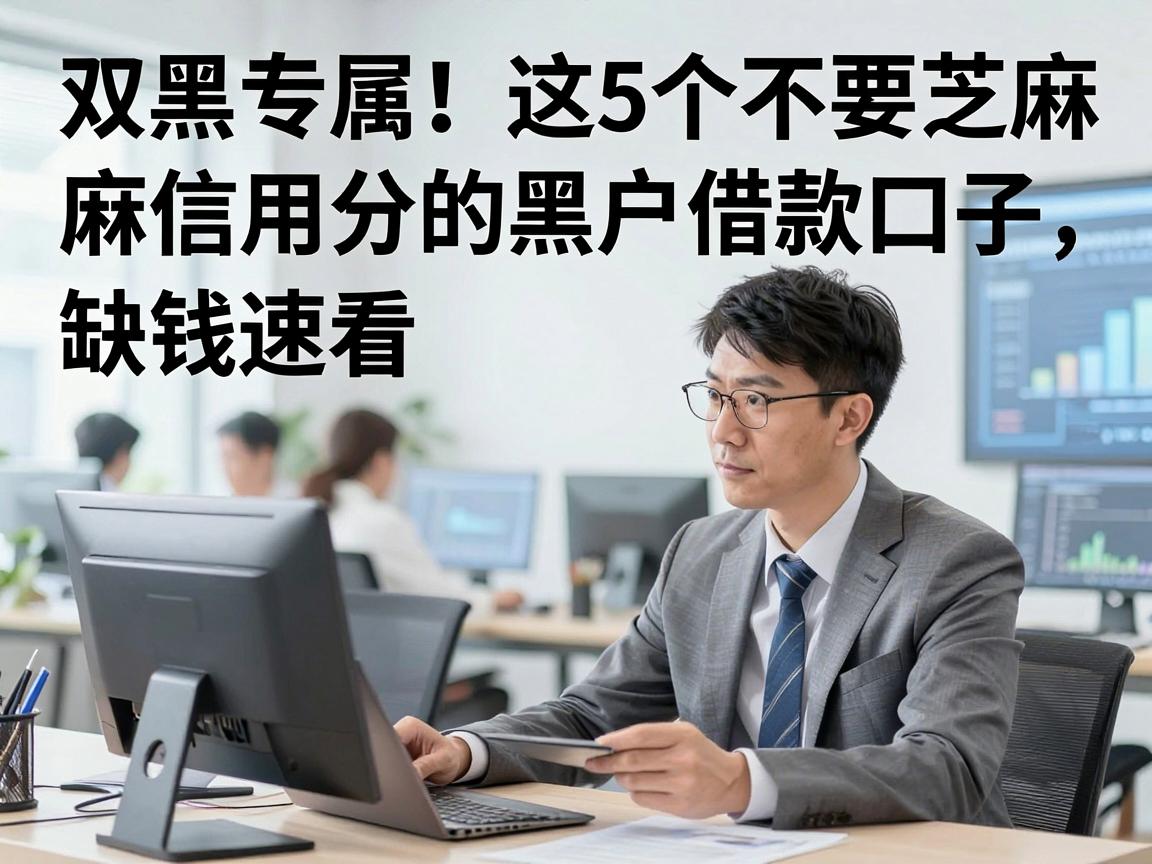 双黑专属！这5个不要芝麻信用分的黑户借款口子，缺钱速看