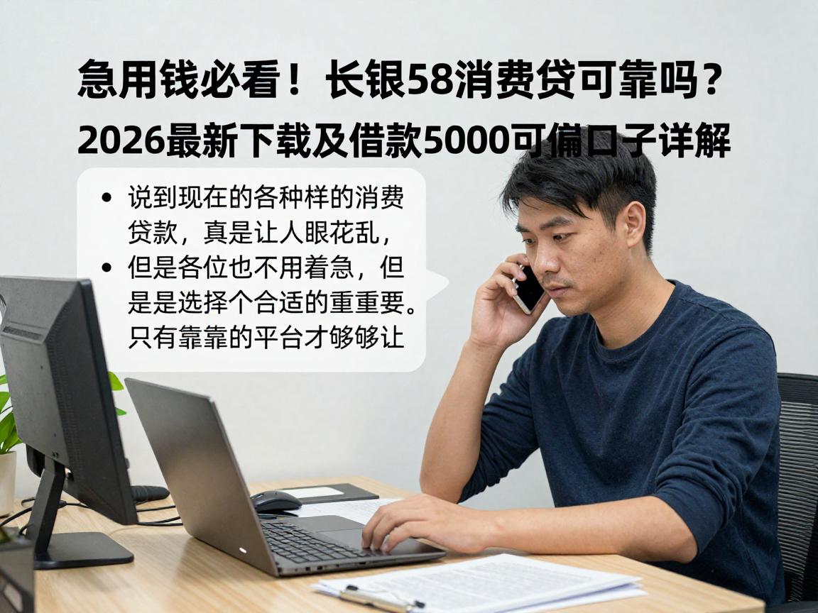 急用钱必看！长银58消费贷可靠吗？2026最新下载及借款5000可靠口子详解