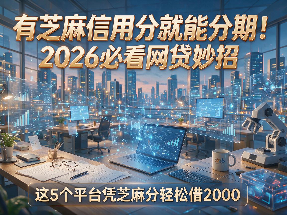 有芝麻信用分就能分期！2026必看网贷妙招，这5个平台凭芝麻分轻松借2000