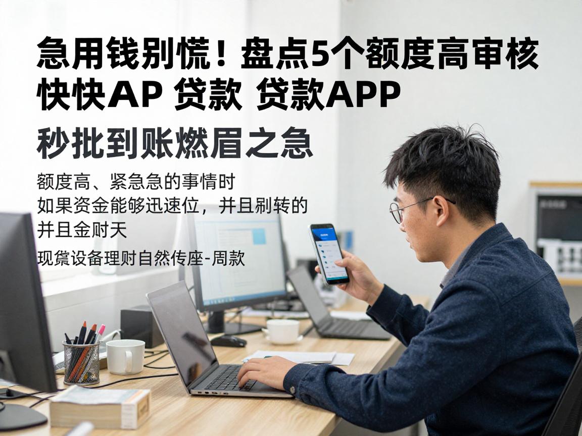 急用钱别慌!盘点5个额度高审核快的贷款APP,秒批到账解燃眉之急