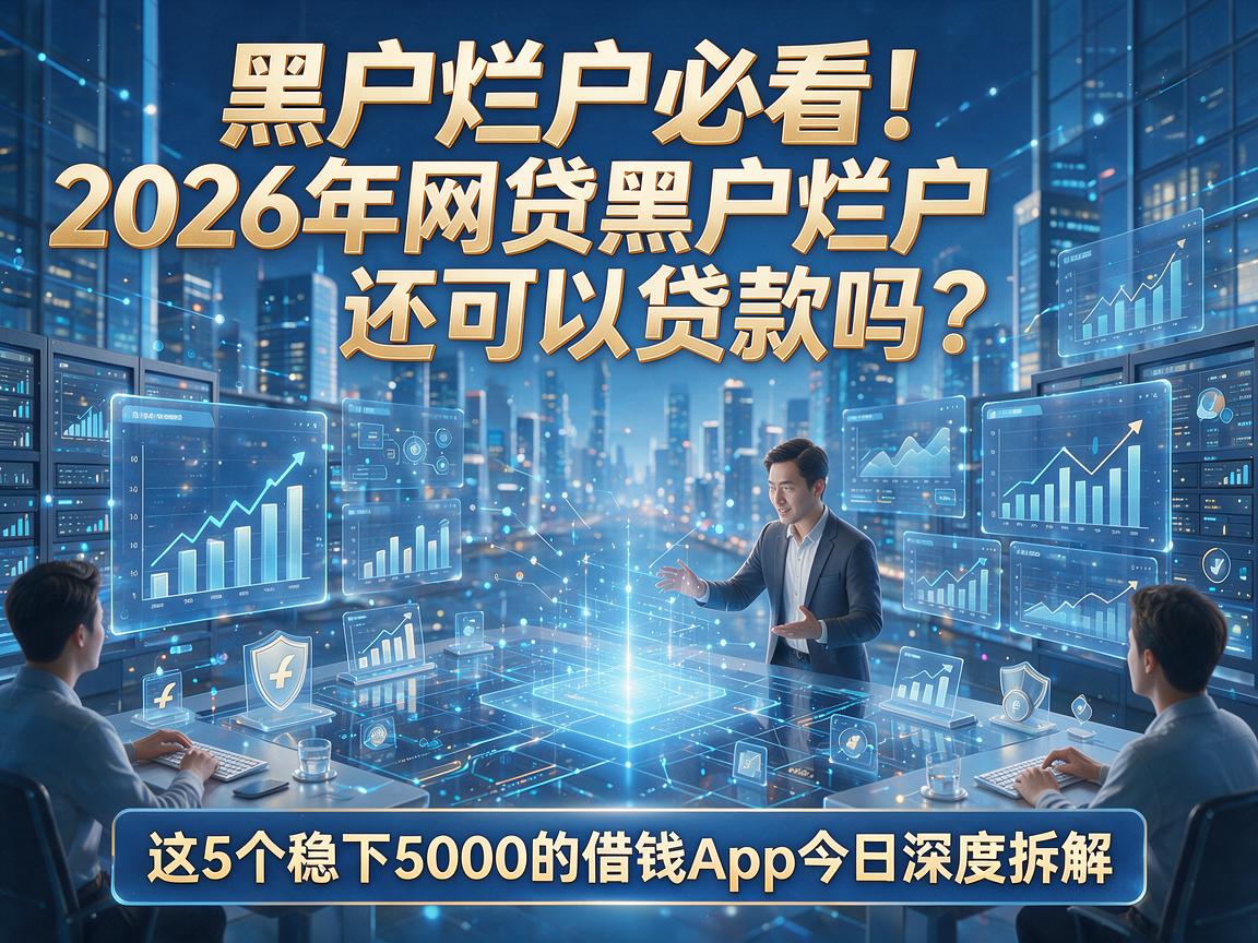 黑户烂户必看！2026年网贷黑户烂户还可以贷款吗？这5个稳下5000的借钱App今日深度拆解