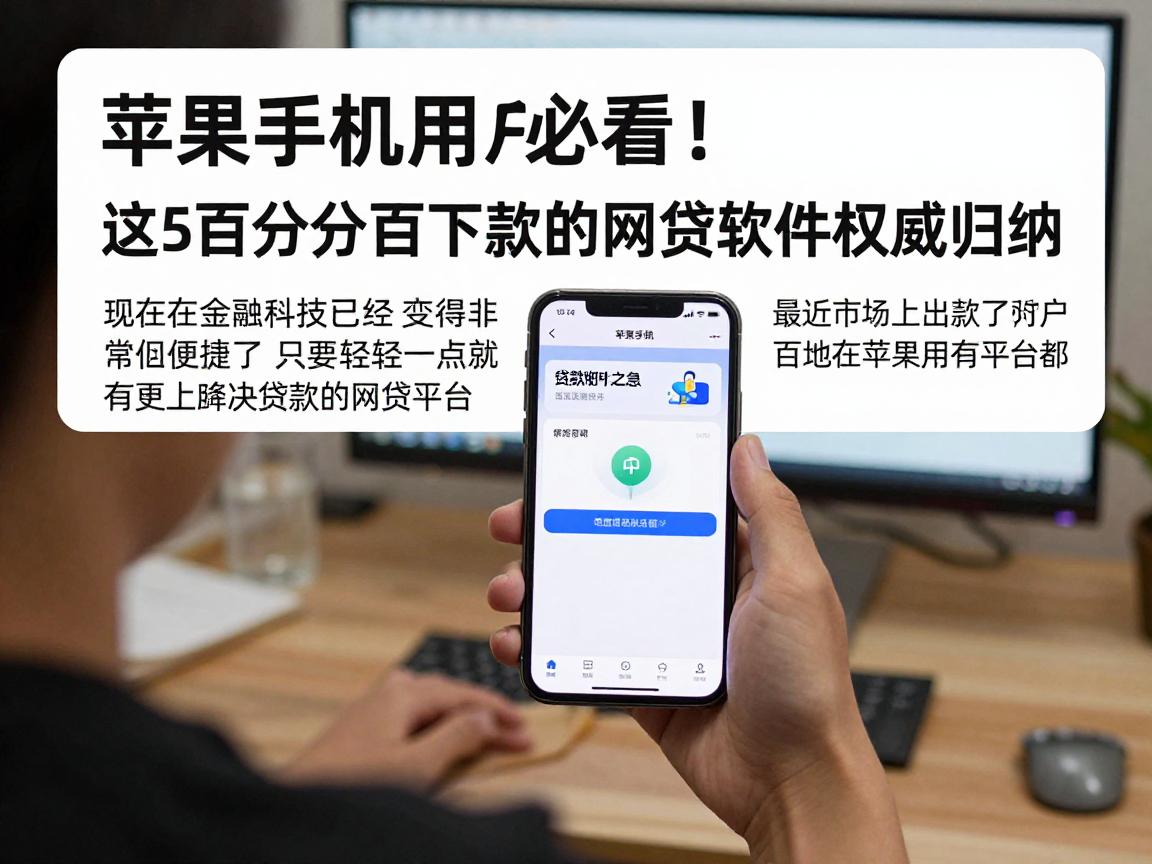 苹果手机用户必看！这5个百分百下款的网贷软件权威归纳