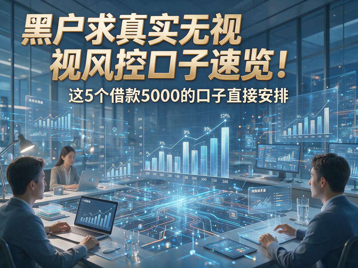 黑户求真实无视风控口子速览！这5个借款5000的口子直接安排