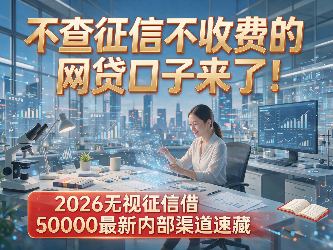 不查征信不收费的网贷口子来了！2026无视征信借5000最新内部渠道速藏