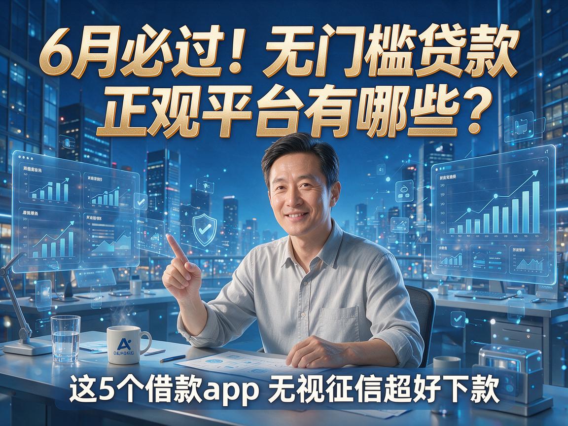6月必过！无门槛贷款正规平台有哪些？这5个借款app无视征信超好下款