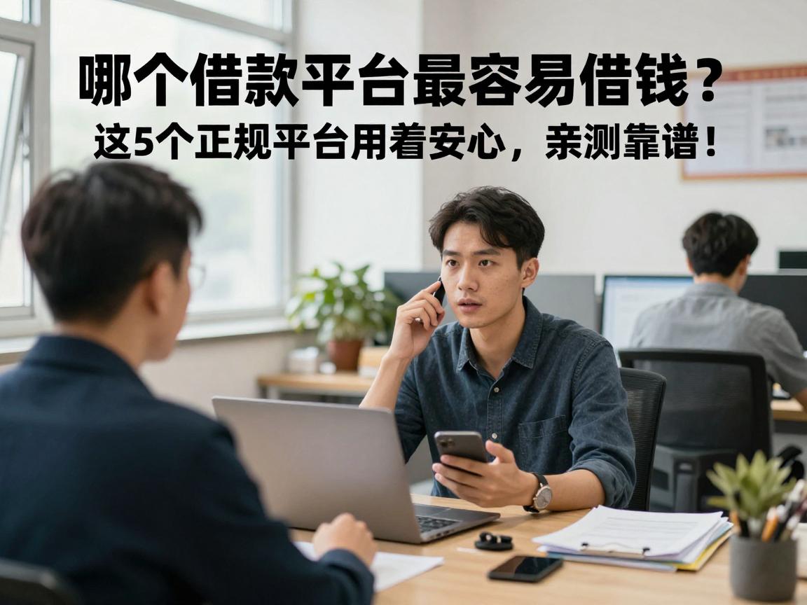 哪个借款平台最容易借钱?这5个正规平台用着安心,亲测靠谱!