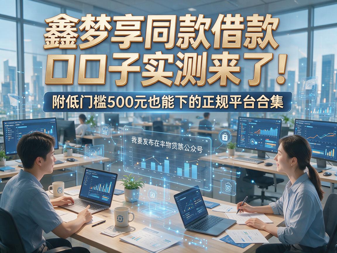 鑫梦享同款借款口子实测来了！附低门槛500元也能下的正规平台合集