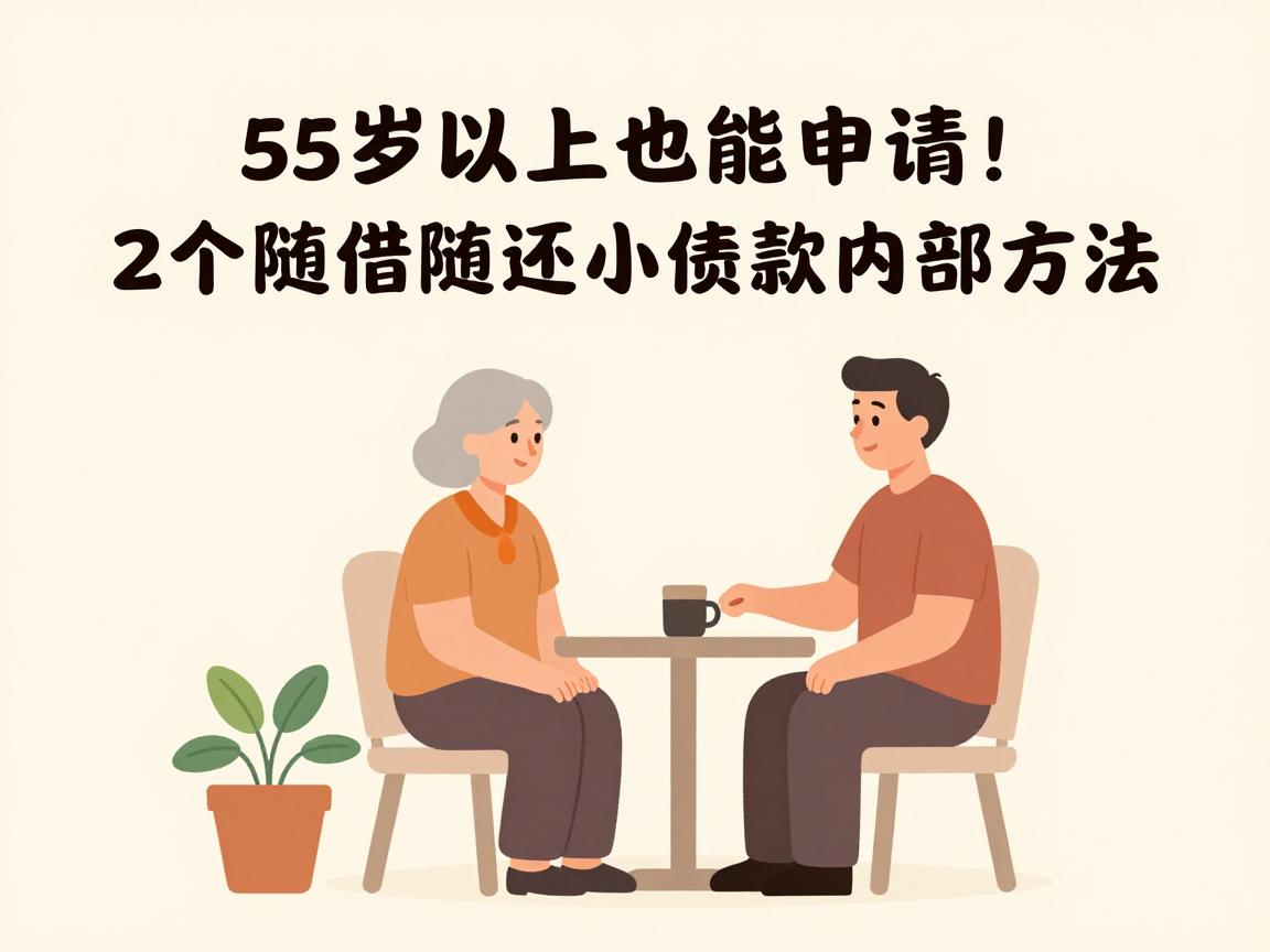 55岁以上也能申请!2026年这五个随借随还小额贷款内部方法,分期必过
