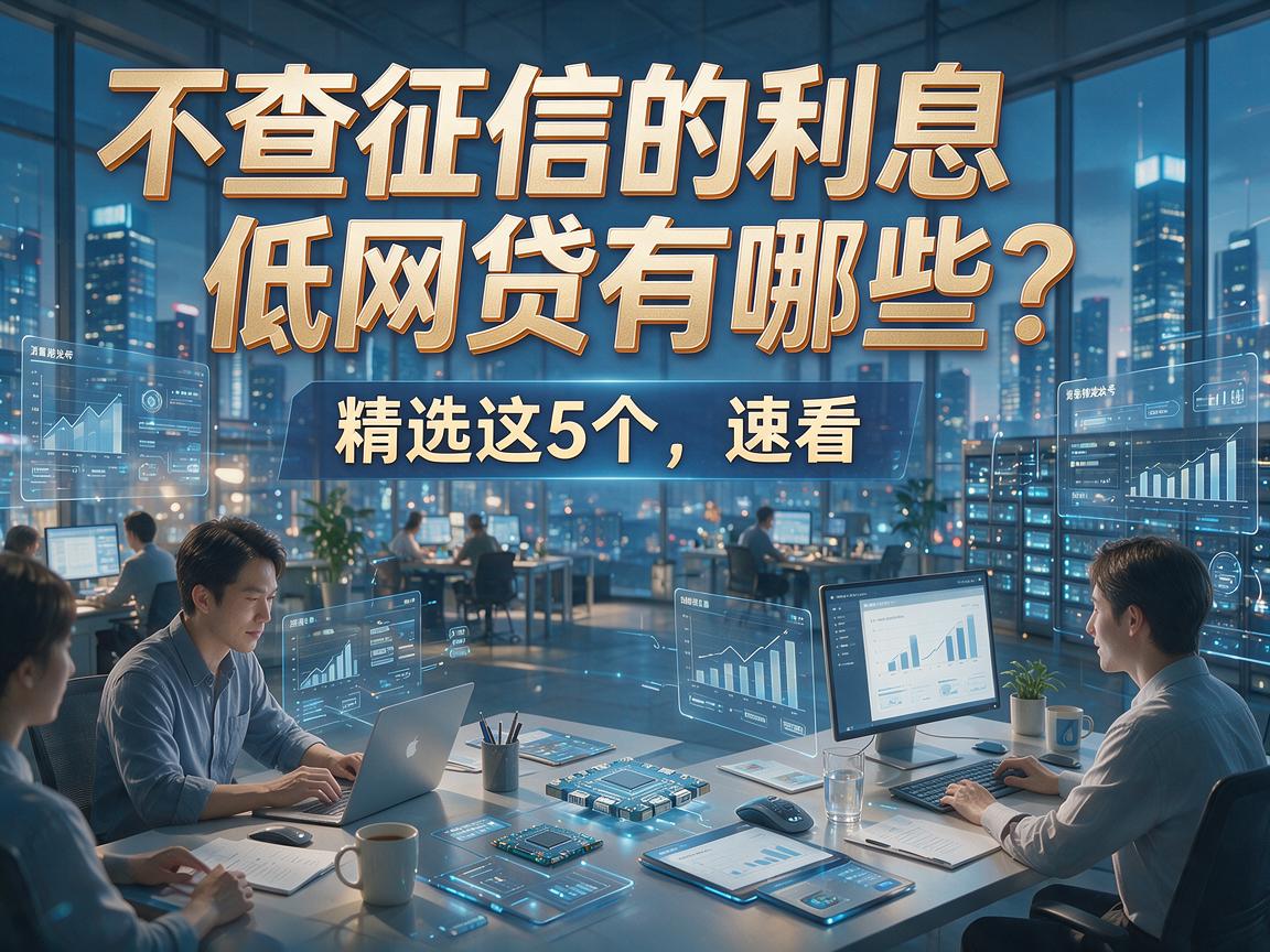 不查征信的利息低网贷有哪些？精选这5个，速看！