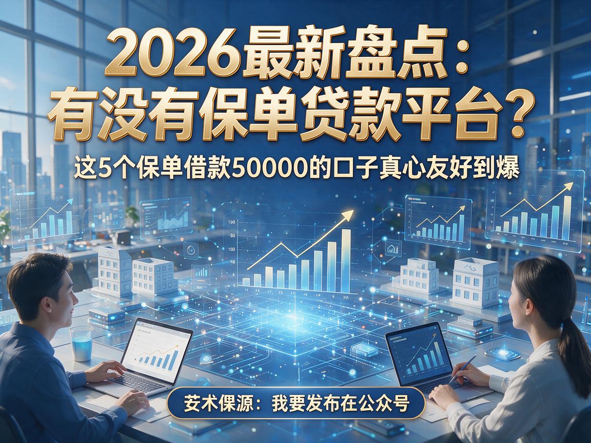 2026最新盘点：有没有保单贷款平台？这5个保单借款50000的口子真心友好到爆！