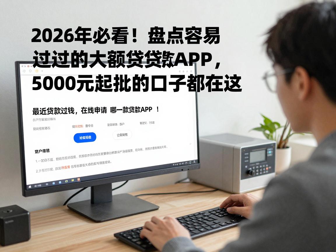 2026年必看！盘点容易过的大额贷款APP，5000元起批的口子都在这