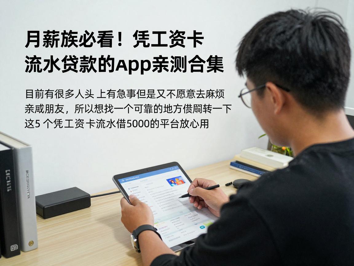 月薪族必看!凭工资卡流水贷款的app亲测合集,这5个凭工资卡流水借5000的平台放心用
