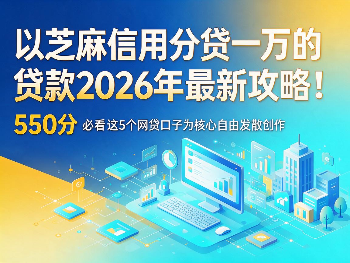 芝麻信用分贷一万的贷款2026年最新攻略!550分必看这5个网贷口子