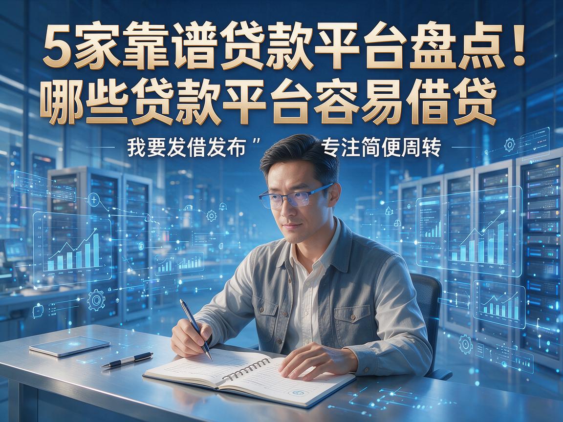 5家靠谱贷款平台盘点：哪些贷款平台容易借贷且专注简便周转