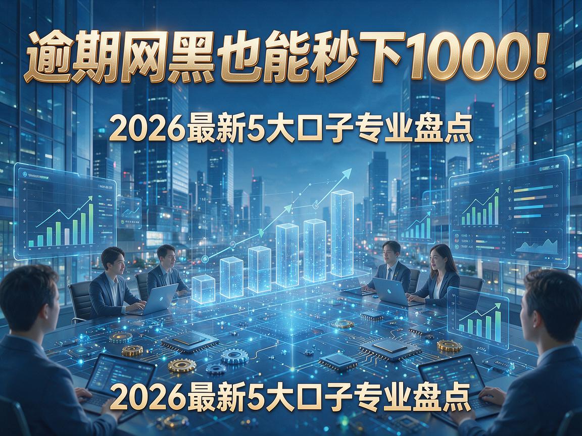 逾期网黑也能秒下1000!2026最新5大口子专业盘点
