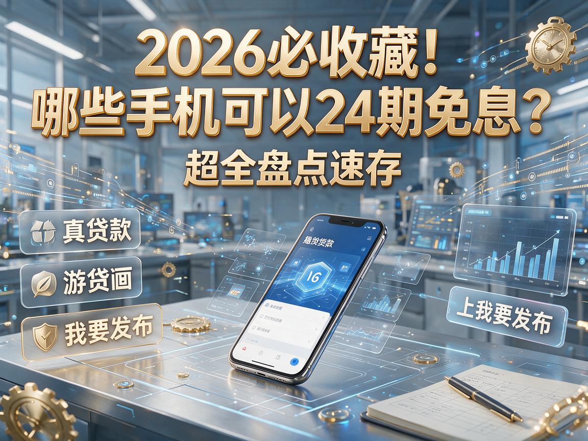 2026必收藏！哪些手机可以24期免息？超全盘点速存！