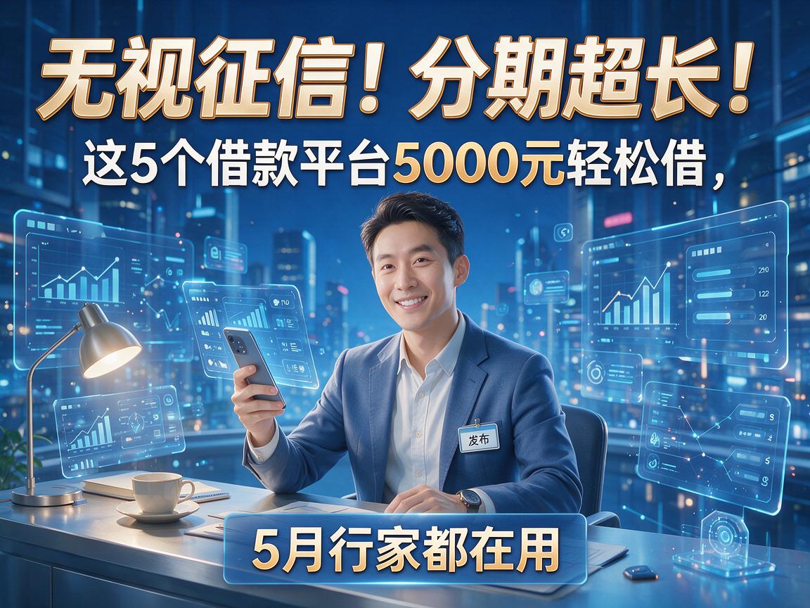 无视征信!分期超长!这5个借款平台5000元轻松借,5月行家都在用