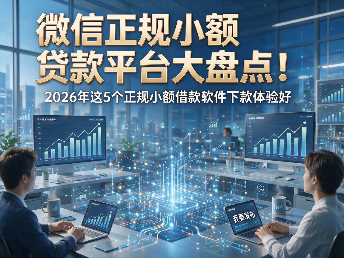 微信正规小额贷款平台大盘点！2026年这5个正规小额借款软件下款体验好
