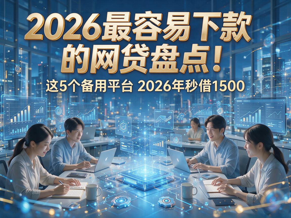 2026最容易下款的网贷盘点！这5个备用平台2026年秒借1500