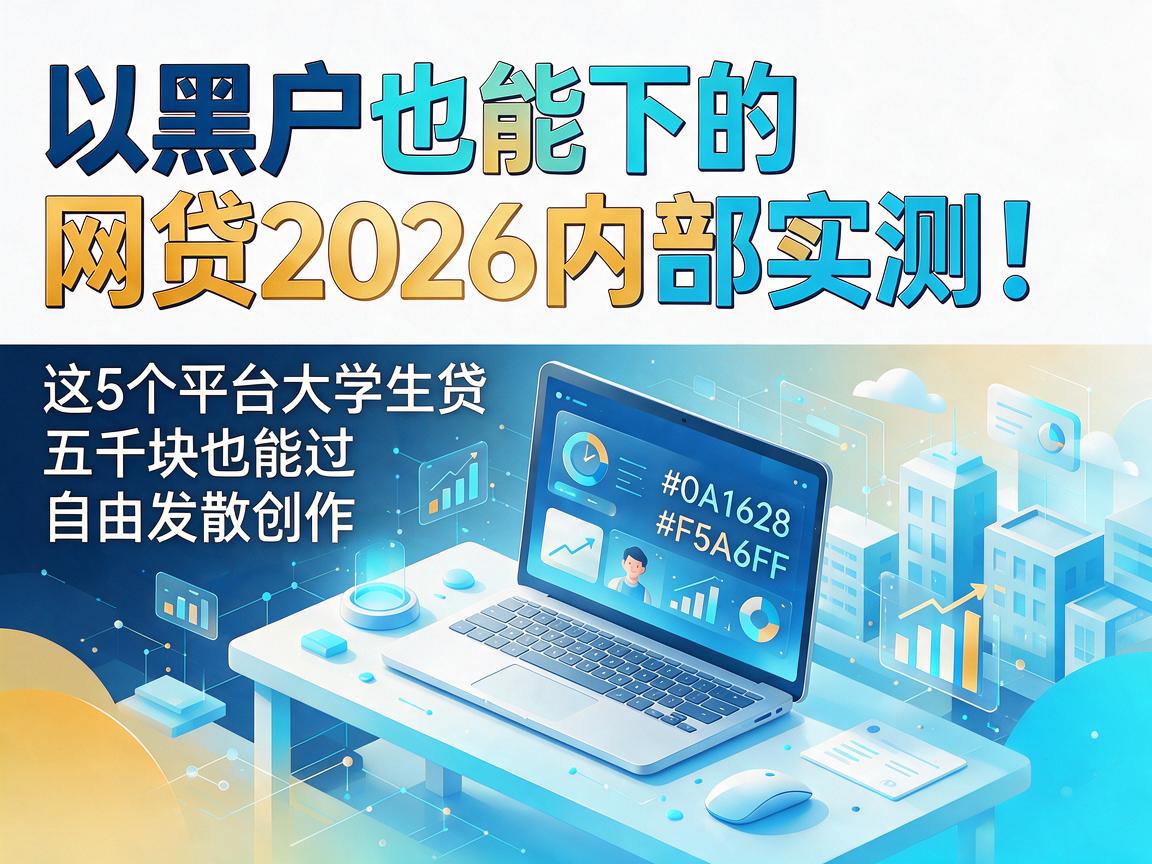 黑户也能下的网贷2026内部实测!这5个平台大学生贷五千块也能过