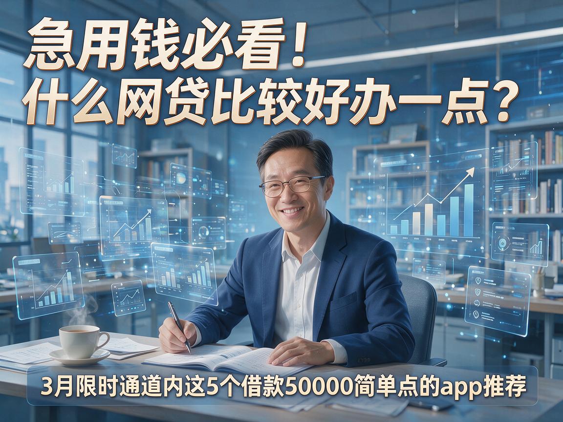 急用钱必看！什么网贷比较好办一点？3月限时通道内这5个借款50000简单点的app推荐