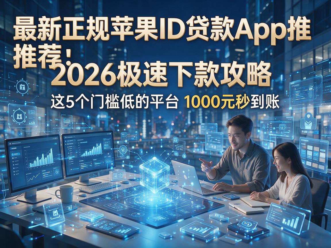最新正规苹果ID贷款App推荐:2026极速下款攻略,这5个门槛低的平台1000元秒到账