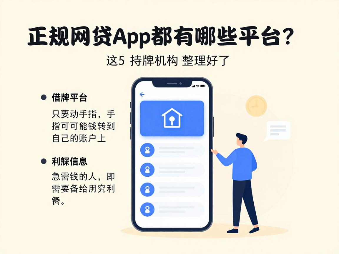 正规网贷App都有哪些平台？这5个持牌机构整理好了，速收藏！