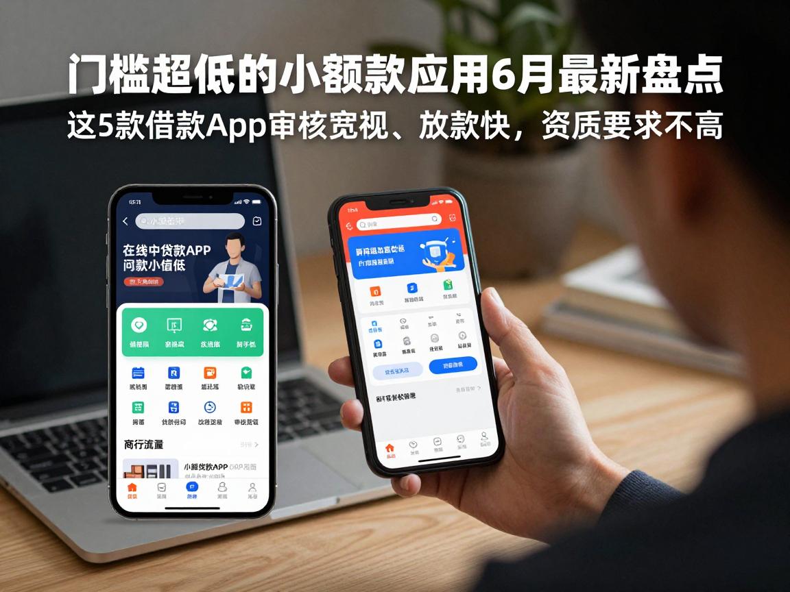 门槛超低的小额贷款应用6月最新盘点！这5款借款App审核宽松、放款快，资质要求不高